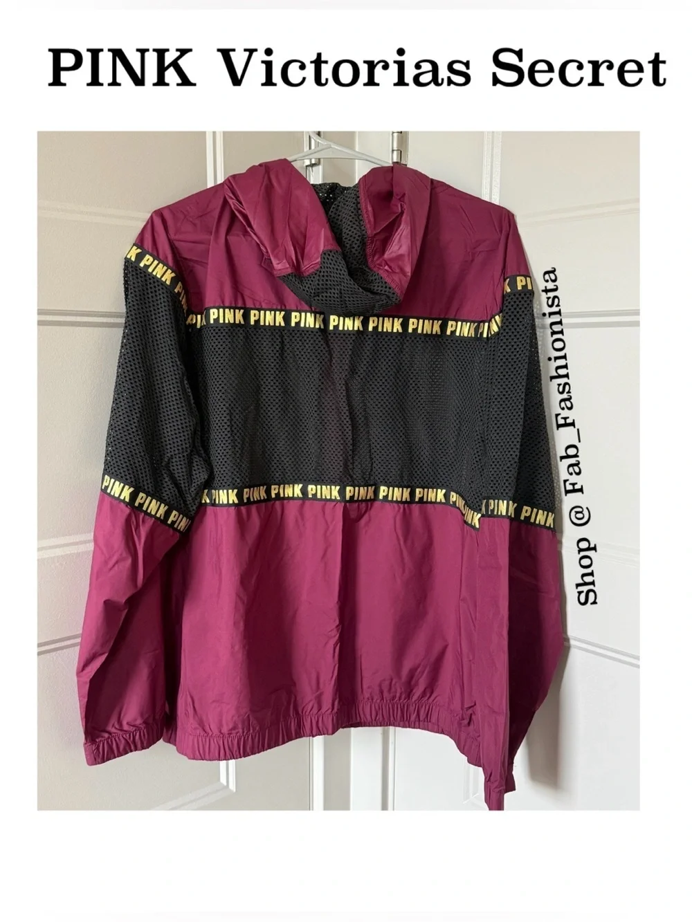 Retired Victorias Secret Mesh Anorak Jacket Medium Large